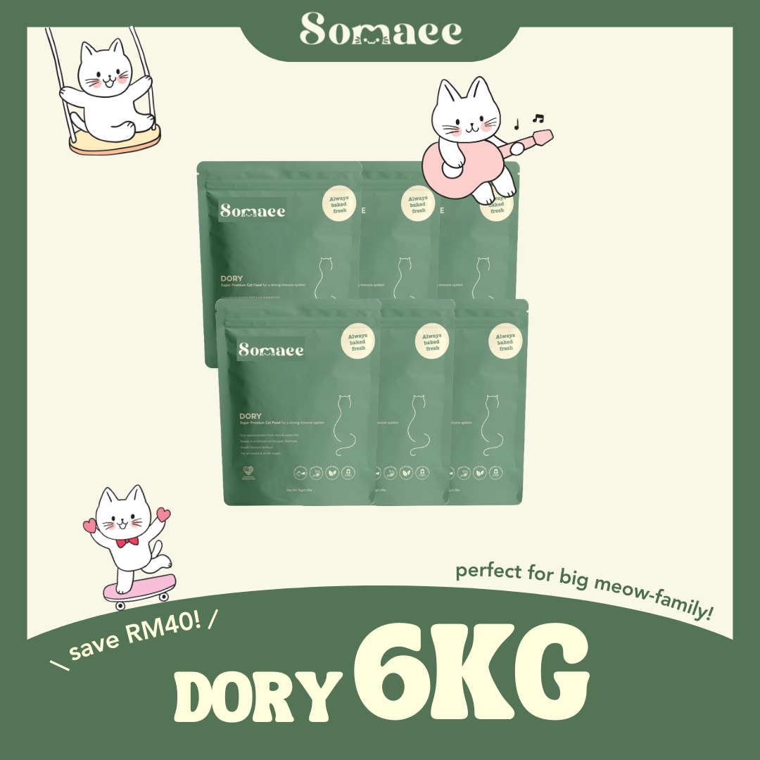 Somaee DORY Super Premium Natural Slow-Baked Cat Kibble