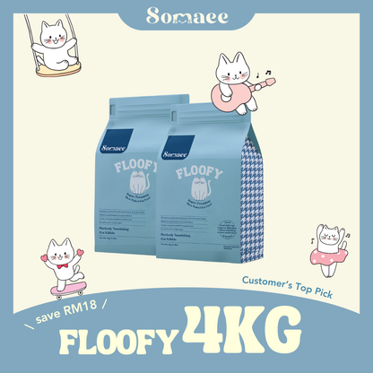 (PRE-ORDER-Ship by 10/10) Somaee FLOOFY Super Premium Natural Slow-Baked Cat Kibble