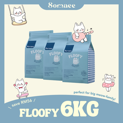 (PRE-ORDER-Ship by 10/10) Somaee FLOOFY Super Premium Natural Slow-Baked Cat Kibble