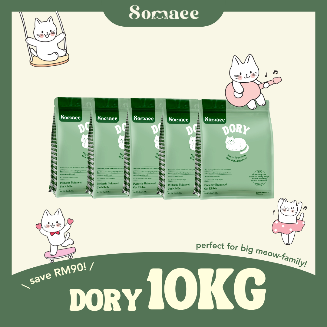 (PRE-ORDER- Ship by 10/10)Somaee DORY Super Premium Natural Slow-Baked Cat Kibble